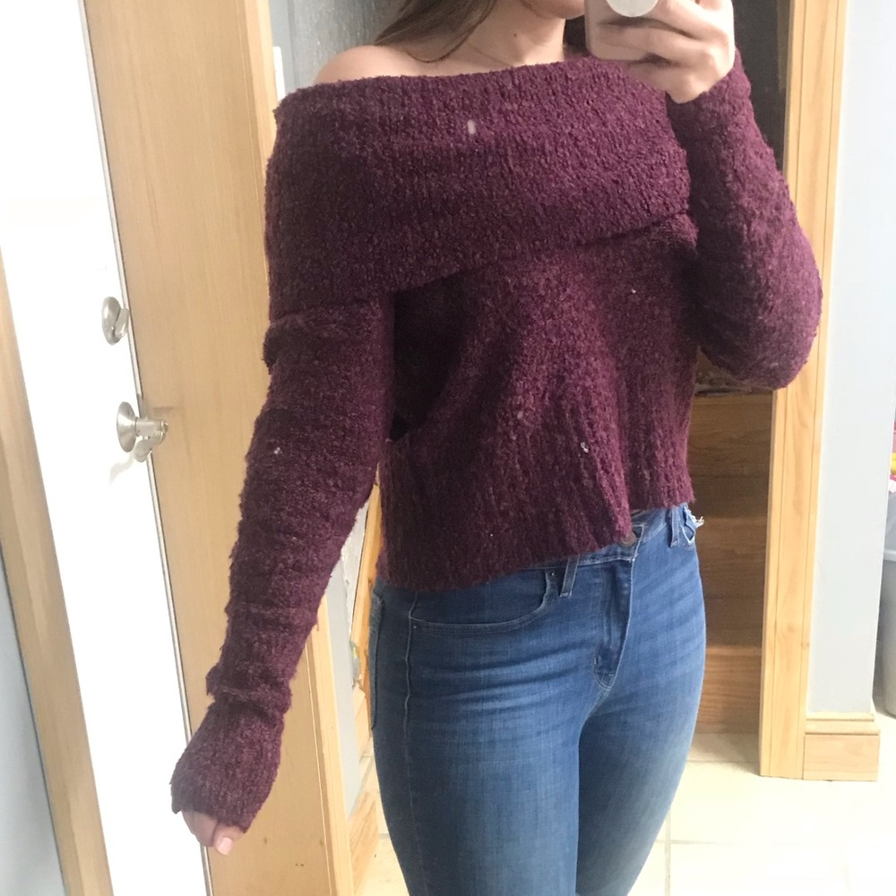 Off the Shoulder Sweater